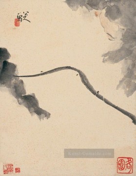 八大山人 朱耷 Bada Shanren Zhu Da Werke - Lotus alte China Tinte